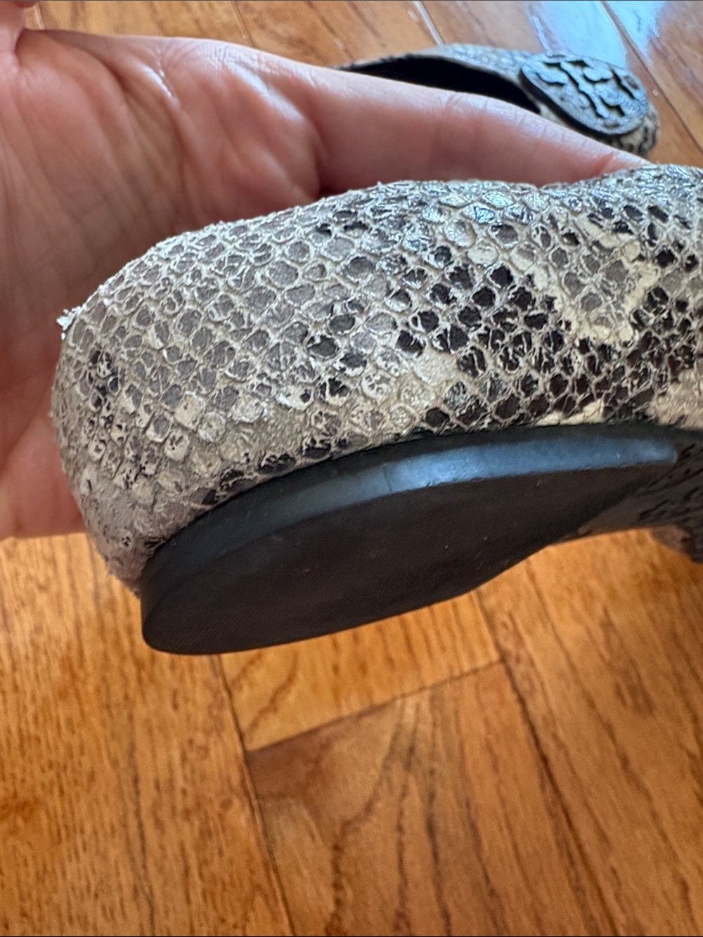 Tory Burch snakeskin ballet flats - Picture 11 of 12